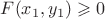 $F(x_1,y_1) \geqslant 0$ $F(x_1,y_1) \geqslant 0$