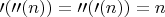 $\prime(\prime\prime(n)) = \prime\prime(\prime(n)) = n$