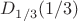 $D_{1/3}(1/3)$