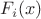 $F_i(x)$