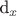 d_{x}