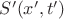 $S'(x', t')$
