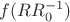 $f(R R_0^{-1})$