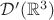 $\mathcal{D}'(\mathbb R^3)$