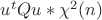 $u^tQu*\chi^2(n)$
