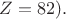 $Z=82).$