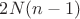 $2N(n-1)$