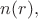 $n(r),$ $n(r),$