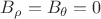 $B_{\rho}=B_{\theta}=0$