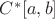 $C^*[a,b]$
