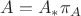 $A=A_*\pi_A$ $A=A_*\pi_A$