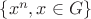$\{ x^n, x \in G\}$