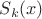$S_k(x)$
