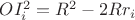 $OI_i^2=R^2-2Rr_i$