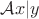 $\mathcal{A}x|y$
