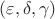 $(\varepsilon, \delta, \gamma)$