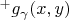 $^+g_{\gamma}(x,y)$