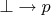 $\bot \rightarrow p$