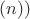 $(n))$