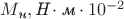 $ M_{\textit н}, \textit {H}\cdot \textit м \cdot 10^{-2}  $