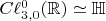 $C\ell^0_{3,0}(\mathbb R)\simeq\mathbb H$
