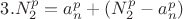 $3. N_2^p = a_n^p + (N_2^p  - a_n^p)$
