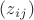 $(z_{ij})$