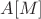 $A[M]$