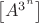 $\big[ A^{3^n} \big]$