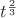 $t^{\frac 23}$
