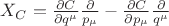$X_{C} = \frac{{\partial}C}{{\partial}q^{\mu}}\frac{\partial}{p_{\mu}} - \frac{{\partial}C}{{\partial}p_{\mu}}\frac{\partial}{q^{\mu}}$