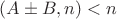 $(A\pm B,n)<n$