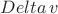 $Delta\,v$