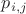 $p_{i,j}$