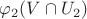 $\varphi_2(V\cap U_2)$