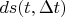 $ds(t,\Delta t)$