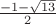 $-1-\sqrt{13}\over2$