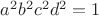 $a^2b^2c^2d^2=1$