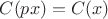 $ СC(px)=C(x)$