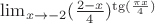 $\lim_{x \to -2} (\frac{2-x}{4})^{\tg(\frac{\pi x}{4})}$