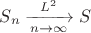 $S_n\xrightarrow[n\to\infty]{L^2}S$