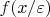 $f(x/\varepsilon)$