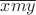 $\overline{xmy}$
