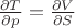 $\frac{\partial T}{\partial p}=\frac{\partial V}{\partial S}$