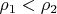 $\rho_1<\rho_2$
