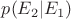 $p(E_2|E_1)$
