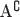 A^{ \complement }