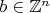 $b\in\mathbb{Z}^n$