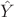$\hat{Y}$