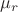$\mu_r$